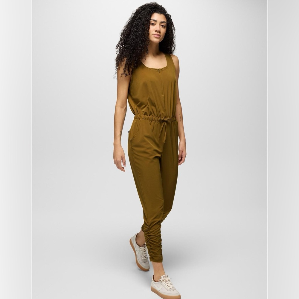 prAna Railay Jumpsuit – Retro Olive – Size Large